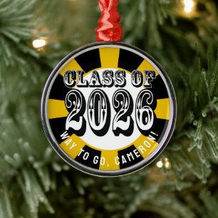 Western Class of 2026 Graduation Metal Tree Decoration