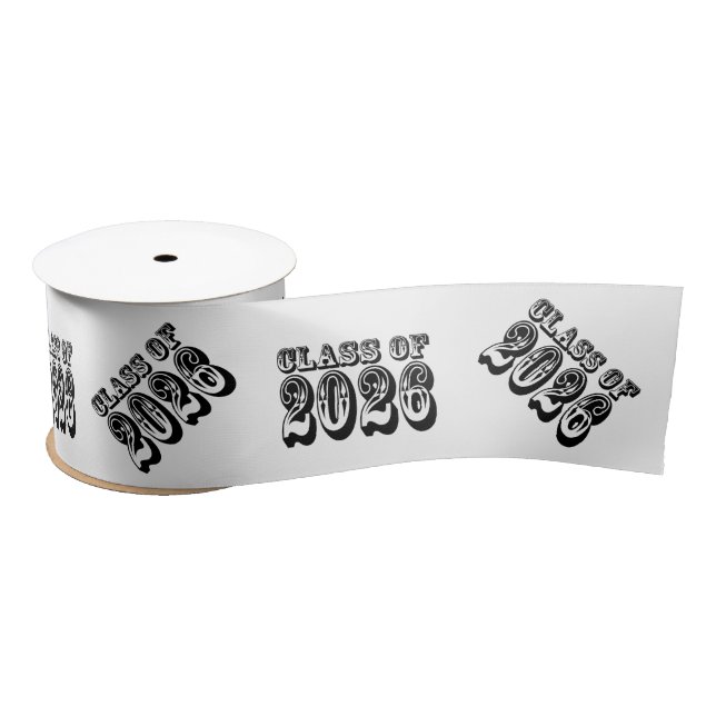 Western Class of 2026 Graduation Satin Ribbon (Spool)