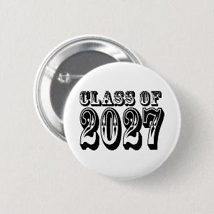 Western Class of 2027 Graduation 6 Cm Round Badge