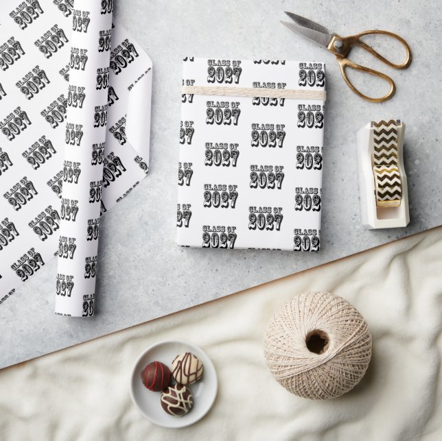 Western Class of 2027 Graduation Wrapping Paper (Crafts)