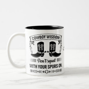 Western Coffee Mug, Personalised Cowboy Mug