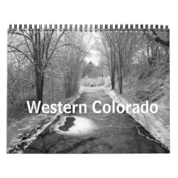 Western Colorado in Black and White Calendar