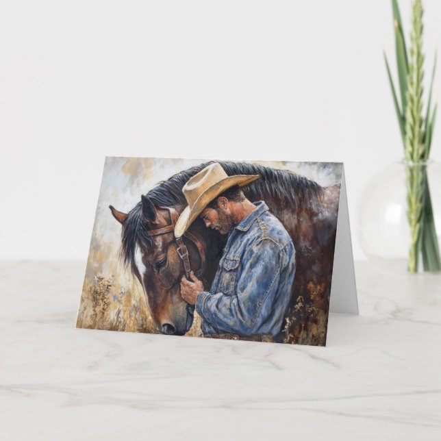 Western Comfort in Shared Trails of Love Card (Front)