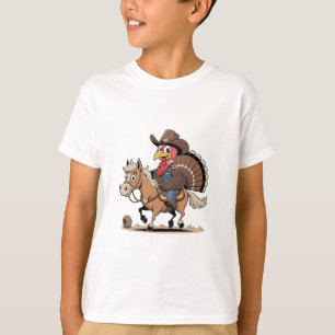Western Cooked Turkey Thanksgiving Cowboy Cowgirl T-Shirt