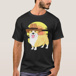 Western Corgi Dog Texas Rodeo South Kids Country T-Shirt