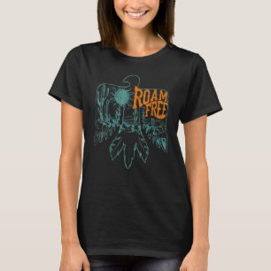 Western Country Boho Cowgirl Thunderbird Native Am T-Shirt