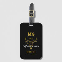 Western Country Cowboy Monogram Best Man Groomsmen