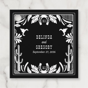 Western Country Cowboy Rustic Wedding  Favour Tags