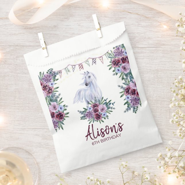 Western Country Cowgirl Rodeo Birthday Favour Bags (Clipped)