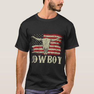 Western Country Men Teen Boy Kid Rodeo Southern  T-Shirt