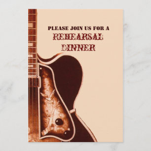 Western Country Rehearsal Dinner  Invitation