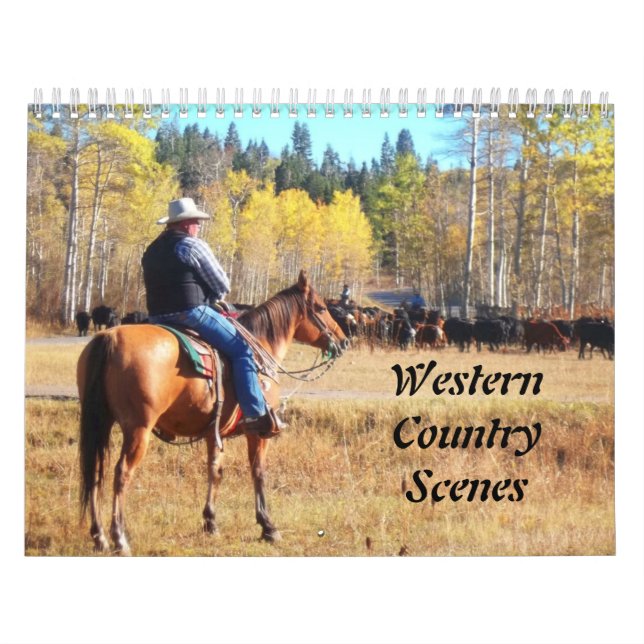 Western Country Scenes Calendar (Cover)