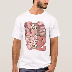 Western Country Valentine's Day Love T-Shirt