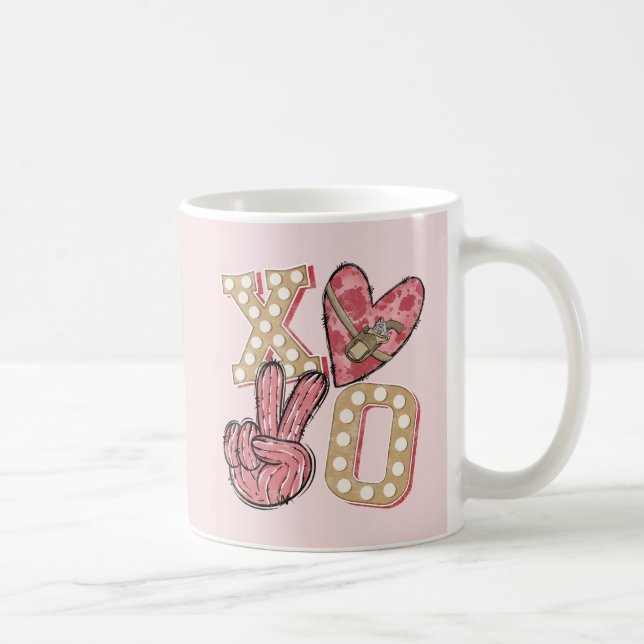Western Country Xoxo | Hugs and Kisses Coffee Mug (Right)