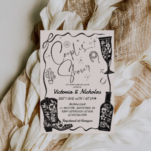 Western Couples' Bridal Shower  Invitation