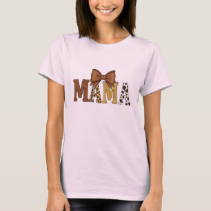Western Cow Print Mama T-Shirt