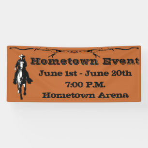 Western Cowboy Banner