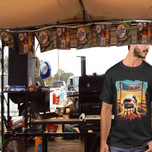 Western Cowboy BBQ Cookoff Scenes 1 T-Shirt