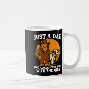 Western Cowboy Bigfoot Just A Dad Who Came Back Wi Coffee Mug
