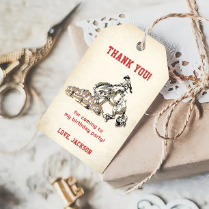  Western Cowboy Birthday Party  Gift Tags