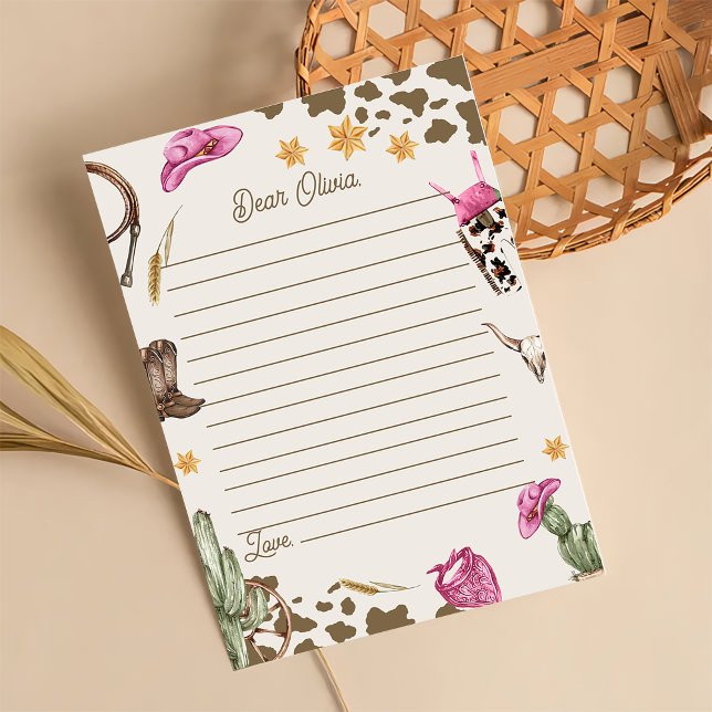 Western Cowboy Birthday Party Thank You Card (Creator Uploaded)