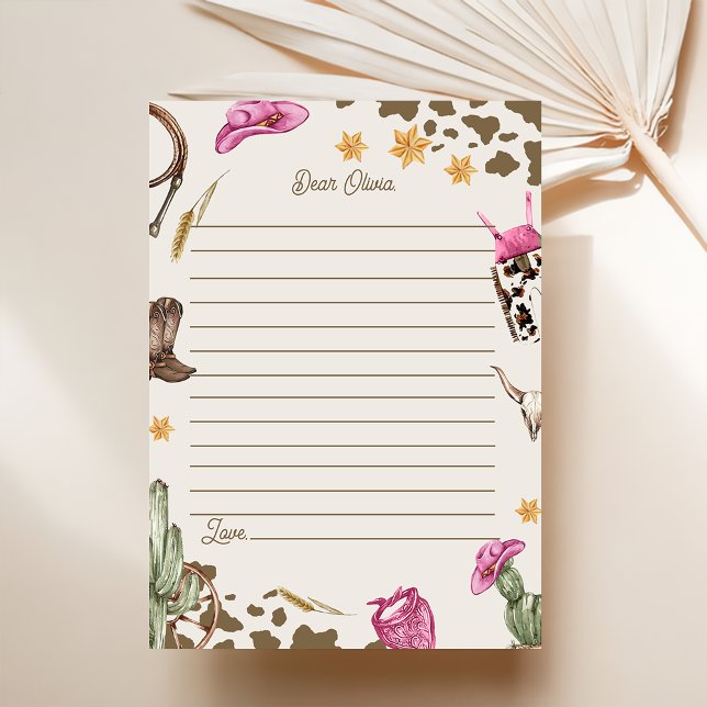 Western Cowboy Birthday Party Thank You Card (Creator Uploaded)