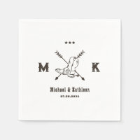 Western Cowboy Boots Monogram Boho Country Wedding