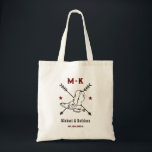 Western Cowboy Boots Monogram Boho Country Wedding Tote Bag<br><div class="desc">Personalized wedding favor with old western cowboy theme. Decorated with cowboy boots and vintage western font. Text and color are editable using the Design Tool to fit your occasion. Perfect for country wedding, rustic ranch wedding or barn wedding. Get this customize item for your wedding party, bachelorette party, bachelor party,...</div>