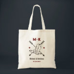 Western Cowboy Boots Monogram Boho Country Wedding Tote Bag<br><div class="desc">Personalized wedding favor with old western cowboy theme. Decorated with cowboy boots and vintage western font. Text and color are editable using the Design Tool to fit your occasion. Perfect for country wedding, rustic ranch wedding or barn wedding. Get this customize item for your wedding party, bachelorette party, bachelor party,...</div>
