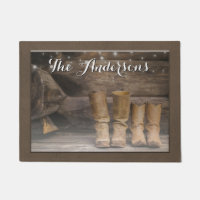 Western Cowboy Boots Rustic Barn