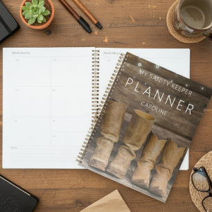 Western Cowboy Boots Rustic Barn Planner