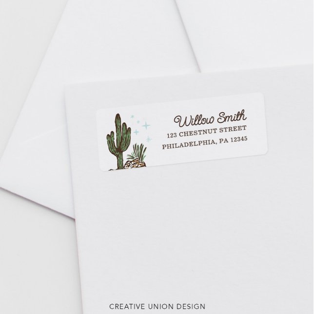 Western Cowboy Boy Baby Shower Return Address (Creator Uploaded)