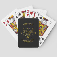 Western Cowboy Bull Skull Logo Black Groomsmen