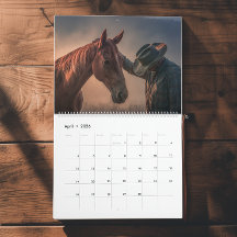 Western Cowboy Calendar