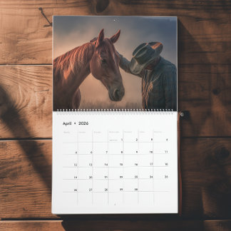 Western Cowboy Calendar