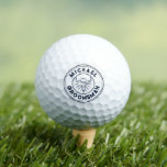 Western Cowboy Cow Skull Logo Customised Groomsmen Golf Balls<br><div class="desc">Personalised gifts for groomsmen with western cowboy theme. Decorated with cowboy hat with vintage western font. Text and colour are editable using the Design Tool to fit your occasion. Get this customise gift for wedding,  bachelor party,  engagement party or any other special occasions.</div>