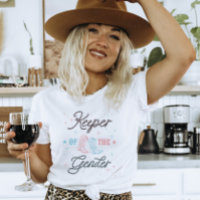 Western Cowboy Cowgirl Keeper of the Gender Reveal