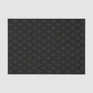 Western Cowboy Hat Rodeo Black Tissue Paper