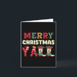 Western Cowboy Howdy Merry Christmas Yall Cowgirl  Card<br><div class="desc">Western Cowboy Howdy Merry Christmas Yall Cowgirl Boots Hat</div>