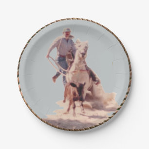 Western Cowboy Party Paper Plates