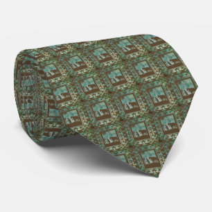 Western Cowboy Prayer Mens Necktie
