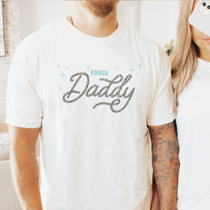 Western Cowboy Rodeo Daddy Custom T-Shirt