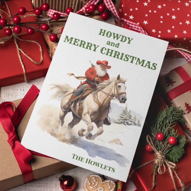 Western Cowboy Santa Christmas Holiday (Creator Uploaded)