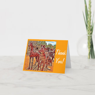 Western Cowboy Thank You Notecards