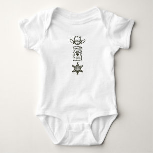 Western Cowboy vintage  Baby Bodysuit