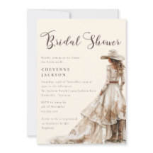 Western Cowgirl and Lace Bridal Shower