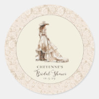 Western Cowgirl and Lace Cowboy Boots Baby Shower 