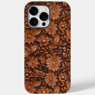 Western Cowgirl Brown Floral Case-Mate iPhone 14 Pro Max Case