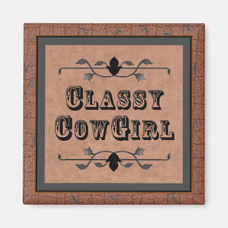 Western Cowgirl magnet