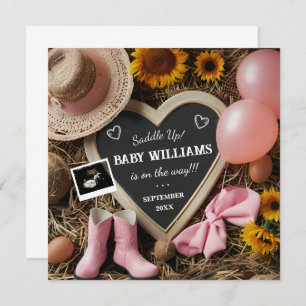 Western Cowgirl Pregnancy Announcement